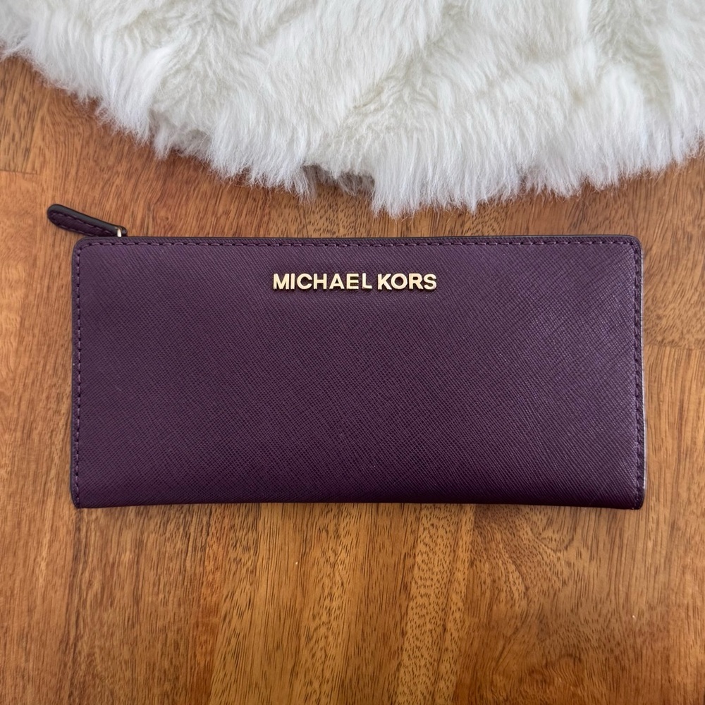 Michael Kors Deep Purple Wallet